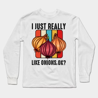 Onion Onions Long Sleeve T-Shirt